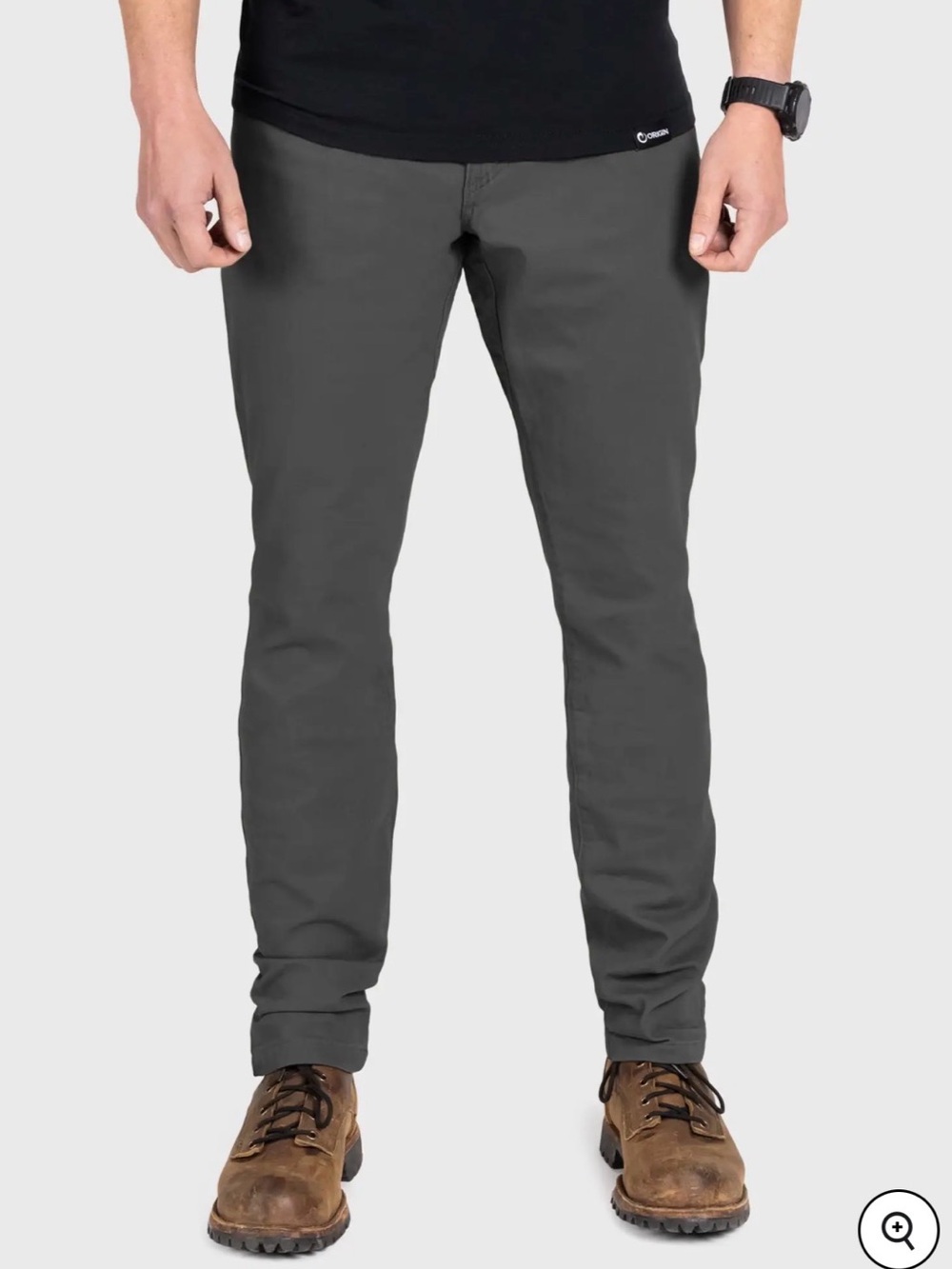 Origins MOAB Stretch Canvas Cotton Straight Pants, Color Cannon